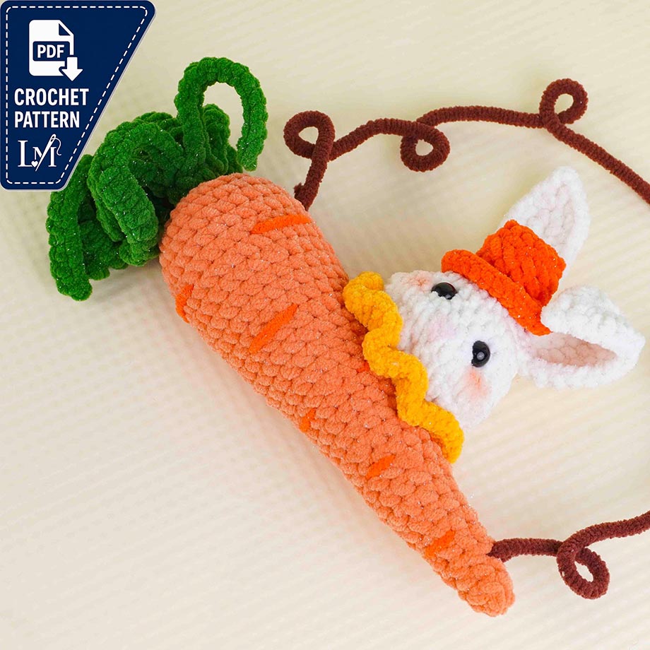 Bunny with Carrot Crochet Patterns for Adorable Amigurumi Projects 11